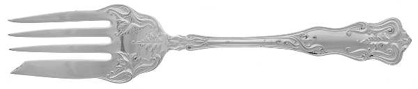 Coligny (Silverplate, 1913) Small Solid Cold Meat Serving Fork