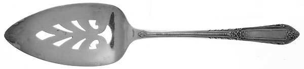 Cotillion (Silverplate, 1937) Solid Pierced Pie Server by International Silver