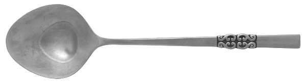 Danish Scroll (Stainless) Sugar Spoon by International Silver