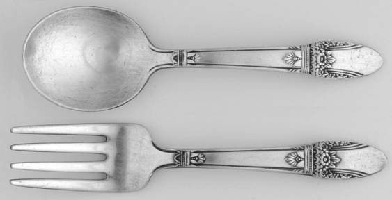 First Love (Silverplate, 1937) 2 Pc Baby Set (BF, BS)