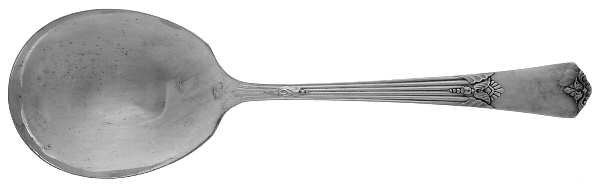 Guild-Cadence (Silverplate, 1932) Solid Smooth Casserole Spoon by International Silver