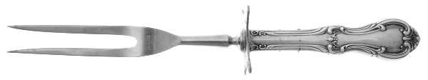 Joan of Arc (Sterling, 1940) Small Steak Carving Fork with Stainless Prongs