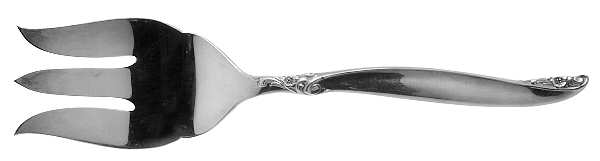 Leilani (Silverplate, 1961) Solid Cold Meat/Salad Serving Fork
