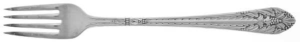 Marquise (Silverplate, 1933) Grille Fork (Viande) by International Silver