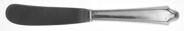 Minuet (Sterling, 1925, No Monograms) Butter Spreader Hollow Hdl-Paddle/Stainless Blade