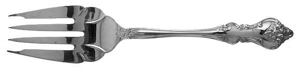 Medium Solid Cold Meat Serving Fork