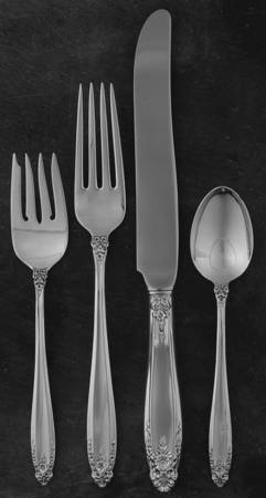 Prelude (Sterling, 1939, No Monograms) 4 Piece Dinner Size Setting