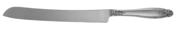 Prelude (Sterling, 1939, No Monograms) Wedding Cake Knife with Stainless Blade HC