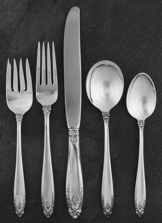 Prelude (Sterling, 1939, No Monograms) 40 Piece Estate Set
