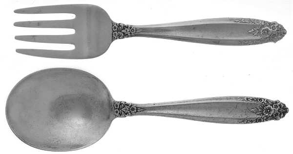 Prelude (Sterling, 1939, No Monograms) 2 Pc Baby Set (BF, BS)