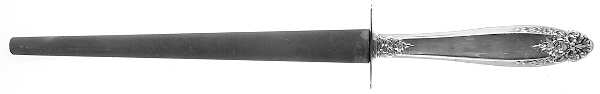 Prelude (Sterling, 1939, No Monograms) Large Whetstone Rod Knife Sharpener