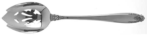 Prelude (Sterling, 1939, No Monograms) Pierced Tablespoon (Serving Spoon)