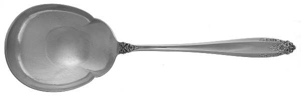 Prelude (Sterling, 1939, No Monograms) Solid Salad Serving Spoon