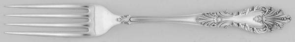 Raphael (Silverplate, 1896, Monograms) Fork by International Silver