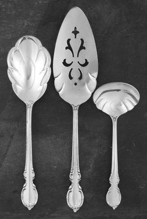 Reflection (Silverplate 1959) 3 Piece Completer Set by International Silver