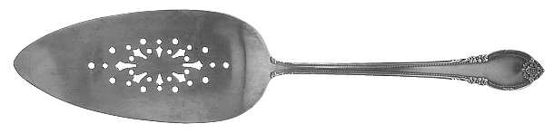 Remembrance (Silverplate, 1948) Solid Pierced Pie Server by International Silver