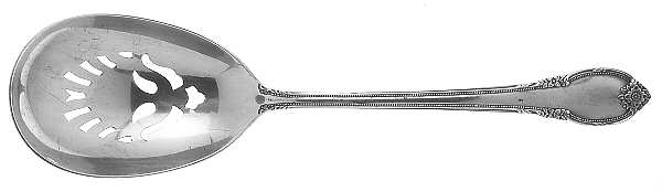 Remembrance (Silverplate, 1948) Solid Pierced Casserole Spoon by International Silver
