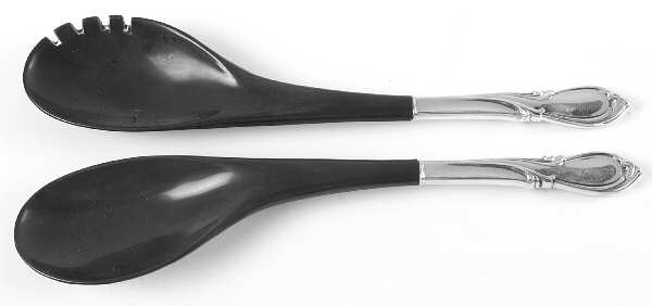 Rhapsody-New (Sterling, 1957) Plastic Bowl 2-Piece Salad Set by International Silver