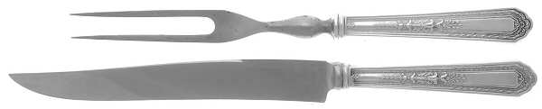 Romance (Silverplate, 1925) Small Stainless Blade 2-Piece Steak Carving Set