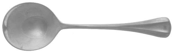 Symmetry (Stainless, Lyon Collection) Round Bowl Soup Spoon (Cream Soup)