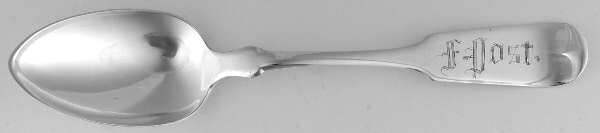 Tipped (Silverplate) Monogram Tablespoon (Serving Spoon) by International Silver