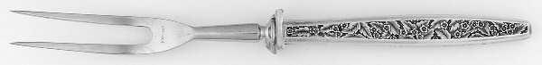 Valencia (Sterling, 1965) Small Carving Fork W/Sterling Guard