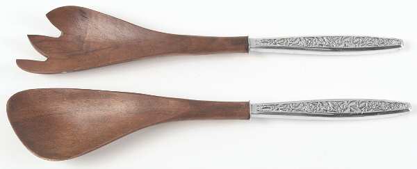 Valencia (Sterling, 1965) Wooden Bowl 2-Piece Salad Set