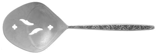 Valencia (Sterling, 1965) Solid Bon Bon Spoon with Pierced Bowl