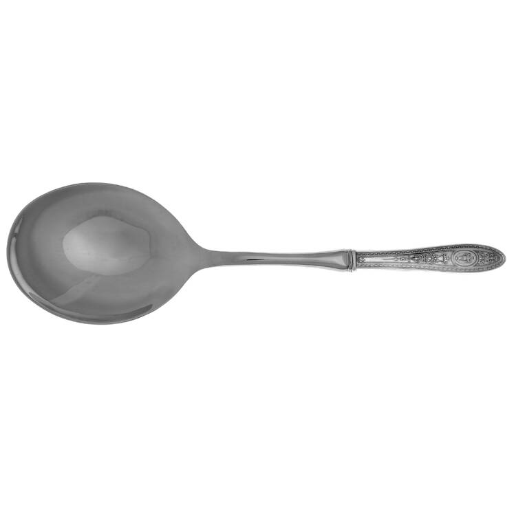 Wedgwood (Sterling, 1924, No Monos) Casserole Spoon with Smooth Stainless Bowl HC