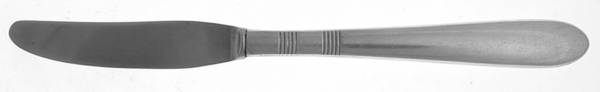 Zephyr (Silverplate, 1935) Modern Hollow Grille Knife by International Silver