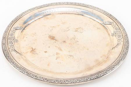 Prelude-Chased (Sterling Hollowware) 12" Round Tray