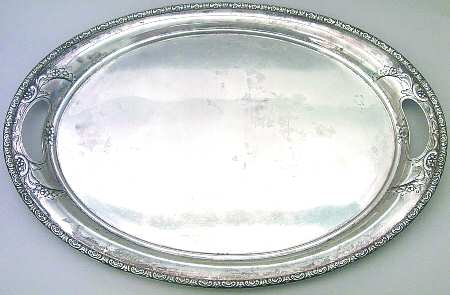 Prelude-Chased (Sterling Hollowware) Large Waiter Tray