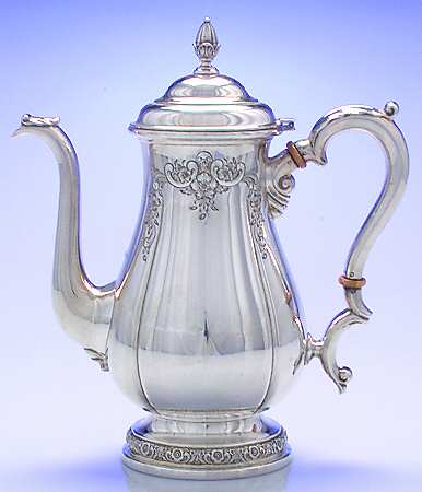 Prelude-Chased (Sterling Hollowware) Coffee Pot