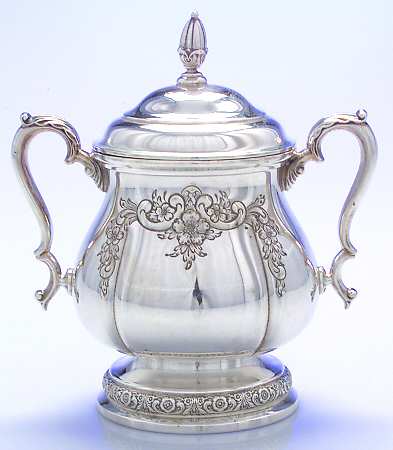 Prelude-Chased (Sterling Hollowware) Sugar Bowl & Lid