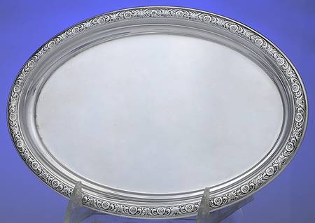 Prelude-Plain (Sterling Hollowware) Tray for Mini Creamer & Open Sugar Set
