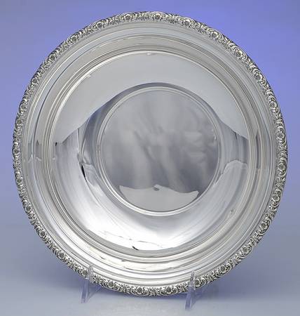 Prelude-Plain (Sterling Hollowware) 9" Round Vegetable Bowl