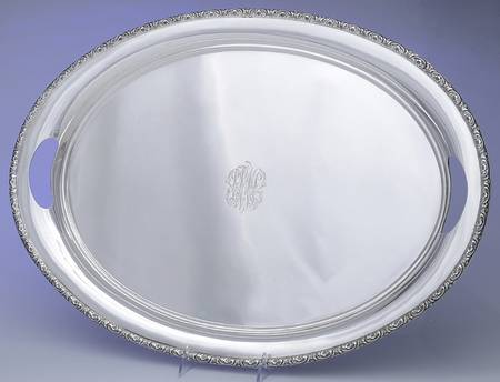 Prelude-Plain (Sterling Hollowware) Large Waiter Tray