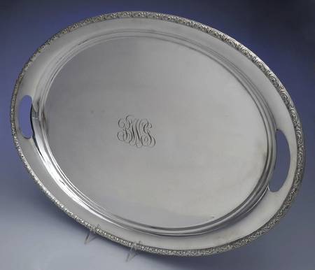 Prelude-Plain (Sterling Hollowware) Large Waiter Tray