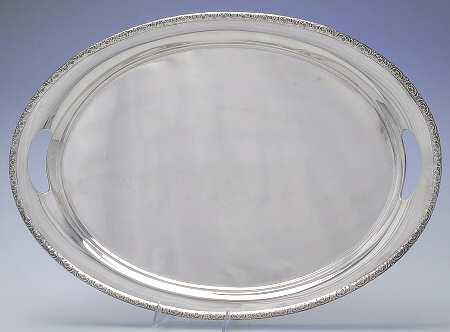 Prelude-Plain (Sterling Hollowware) Large Waiter Tray