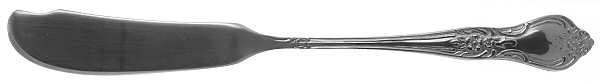 Summer Rose (Stainless) Flat Handle Master Butter Knife