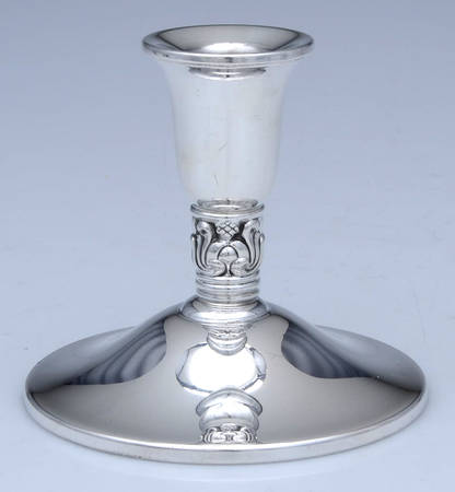 Royal Danish (Sterling, Hollowware) Weighted Console Candleholder
