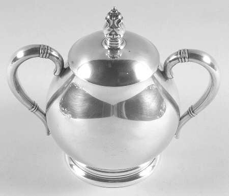 Royal Danish (Sterling, Hollowware) Sugar Bowl & Lid