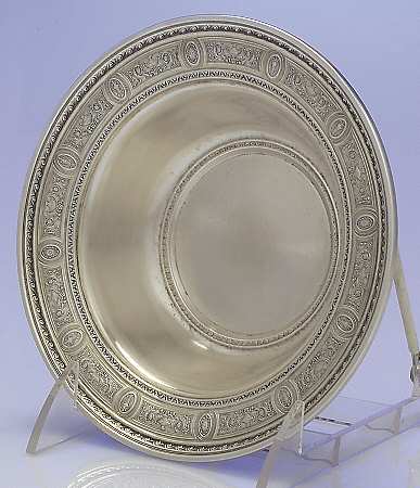 Wedgwood (Sterling, Hollowware, Geometric Base) 6" Bon Bon Bowl