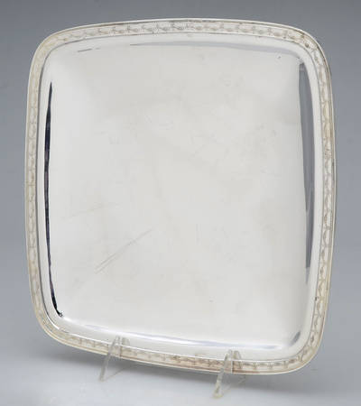 Anniversary (Silverplate, Hollowware) Silverplate Sandwich Plate