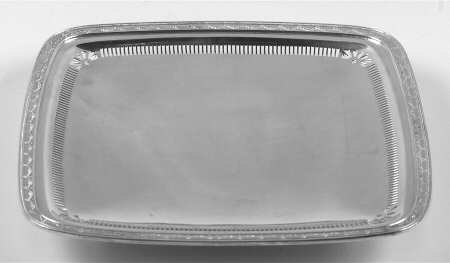 Anniversary (Silverplate, Hollowware) Square Plated Sandwich Plate