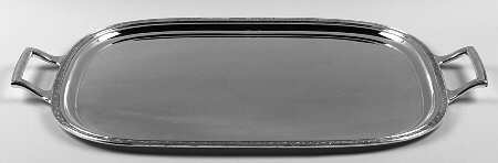 Anniversary (Silverplate, Hollowware) Large Silverplate Waiter Tray