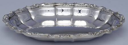 Countess (Silverplate, Hollowware) Large Silverplate Bon Bon Bowl