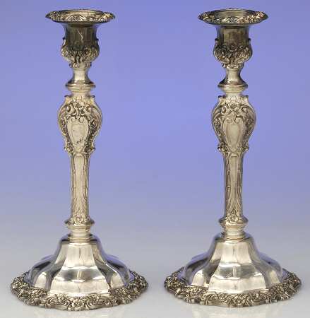 Countess (Silverplate, Hollowware) Pair of Candlesticks