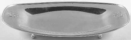 Princess-Lady Doris (Silverplate, Hollowware) Plated Footed Bread Tray