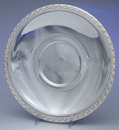 Spring Flower (Silverplate, Hollowware) 12" Sandwich Plate